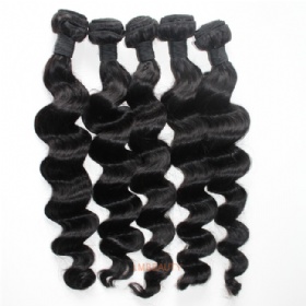 7A Grade Remy Human Hair Loose Wave Hair Weft