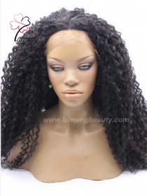 Synthetic hair lace front wig  curly wave