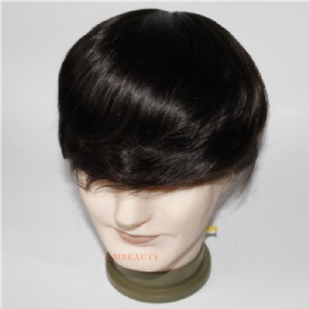 Hand Tied Human Hair Mono Lace Men System