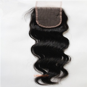 Free Style 4 4 Inch Body Wave Lace Closure With Baby Hair