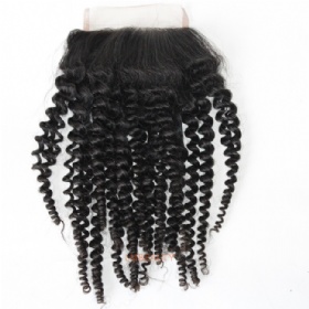 Wholesale Cheap Free Style Afro Curl  Lace Closure