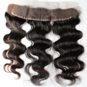 Brazilian Natural Hair Body Wave Lace Frontal With 13 2 Inch