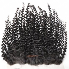 Natural Hair Kinky Curl 13 6 Inch Lace Frontal On Stock