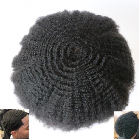 Lumeng Afro Curl 360 Waves Unit 6MM 1b/1# Black Color